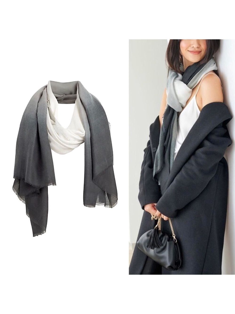 Cushnie Horizon Ombre Scarf
